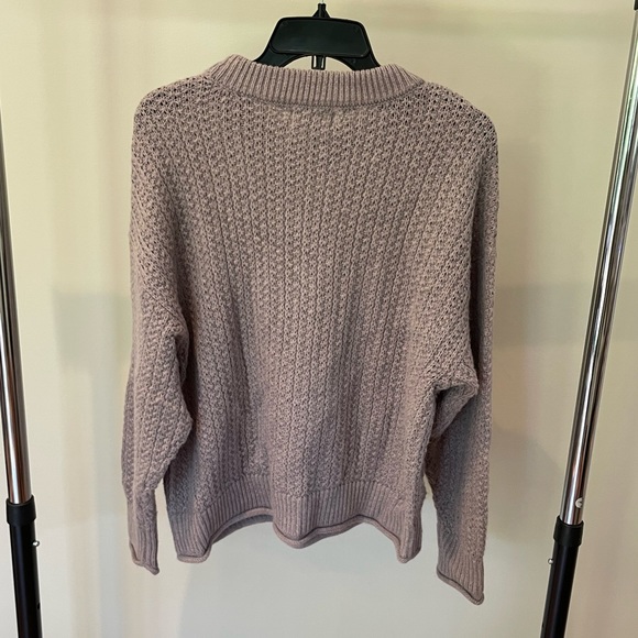 EUC Dusty Purple Knit Sweater - Picture 2 of 4